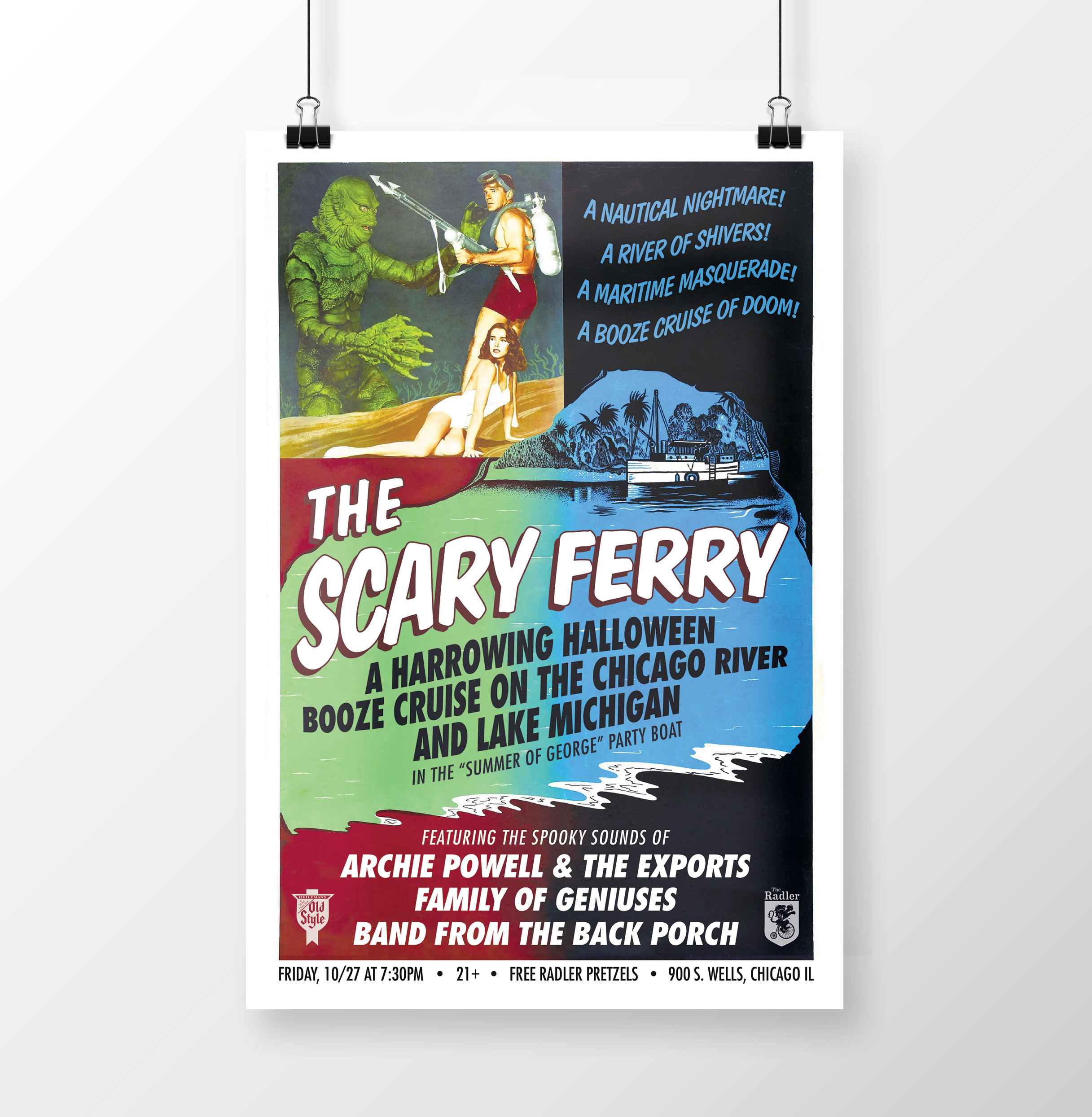 Scary Ferry Poster