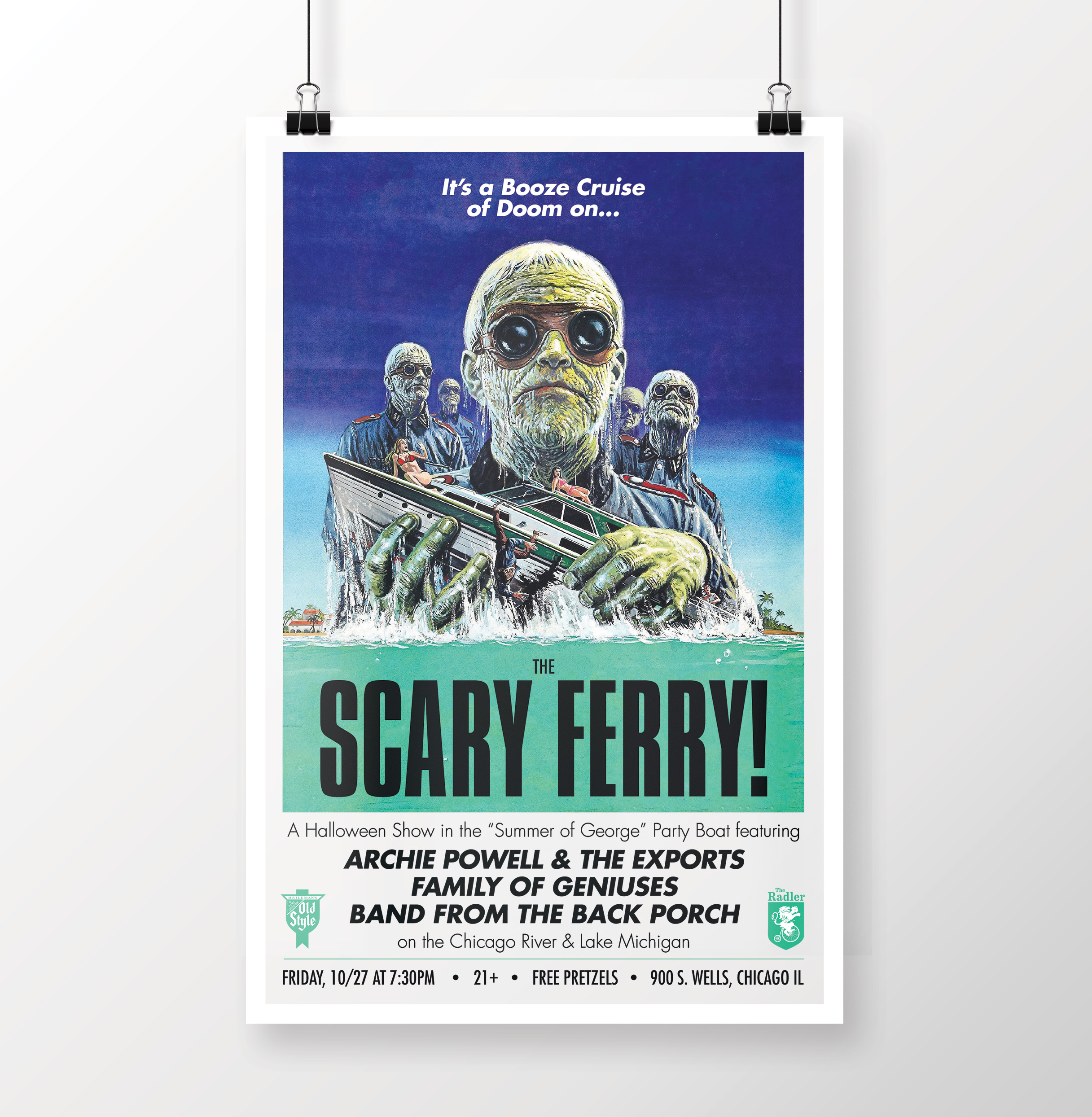 Scary Ferry Poster