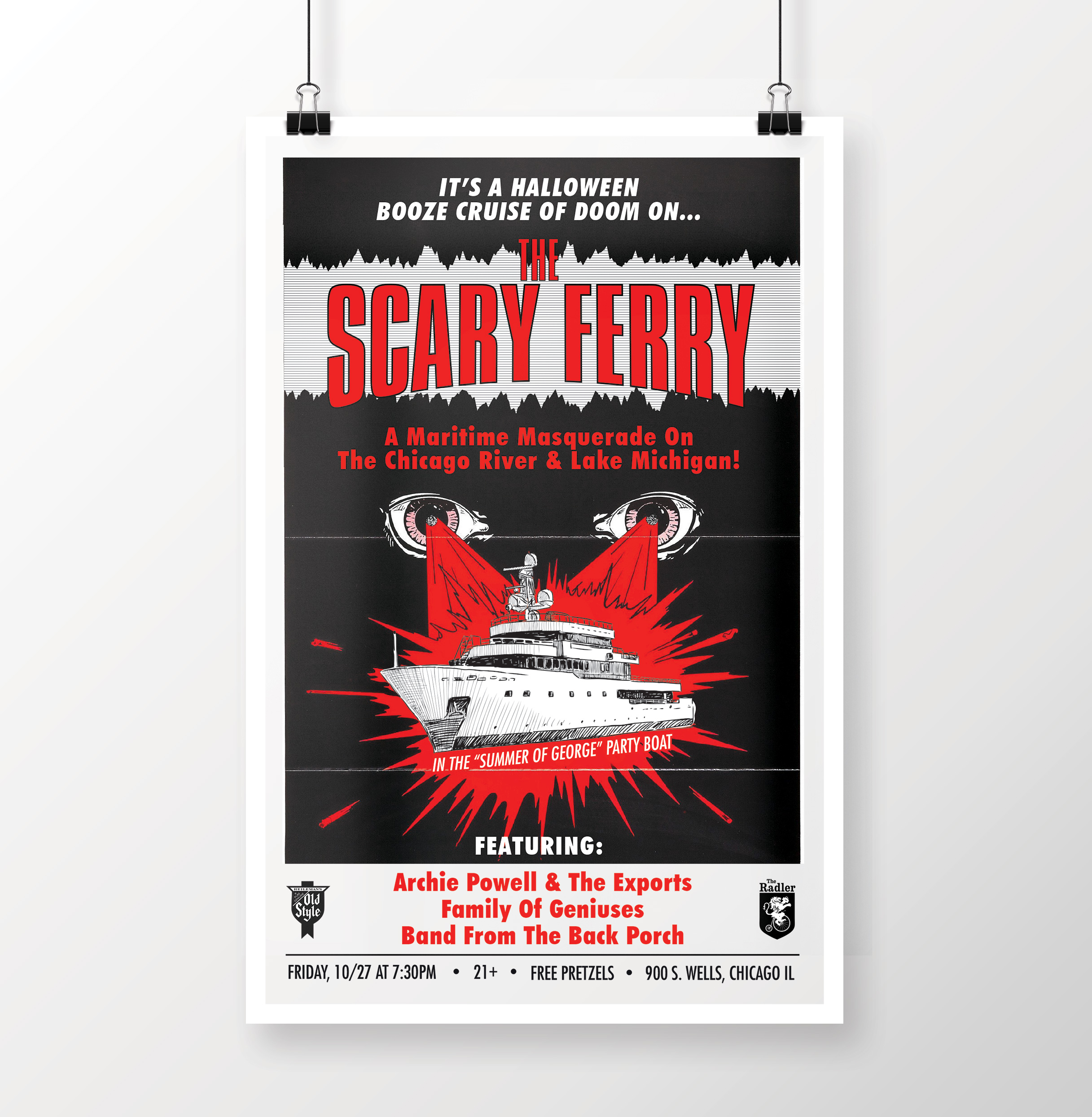 Scary Ferry Poster